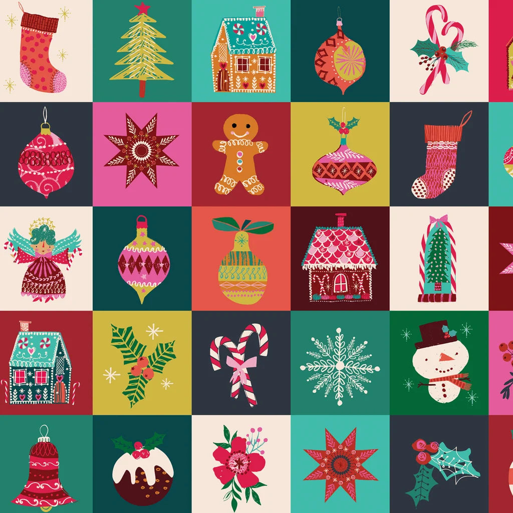 Dashwood Studios Decoration Panel Quilting Cotton Fabric