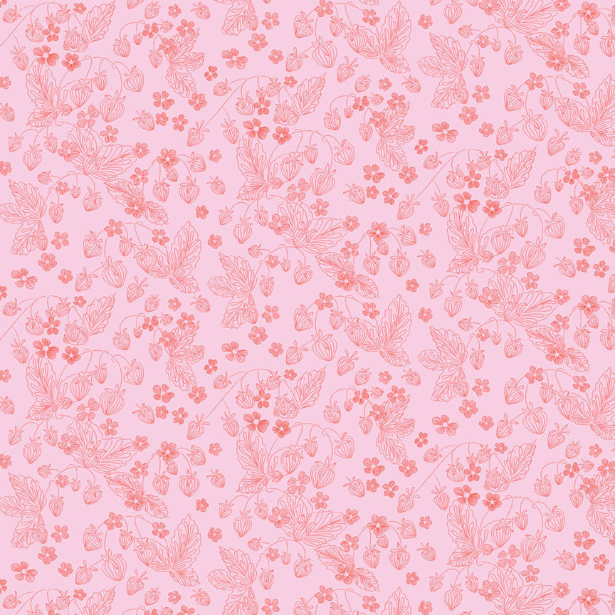 P&B Textiles Sweet Strawberry Quilting Cotton Fabric