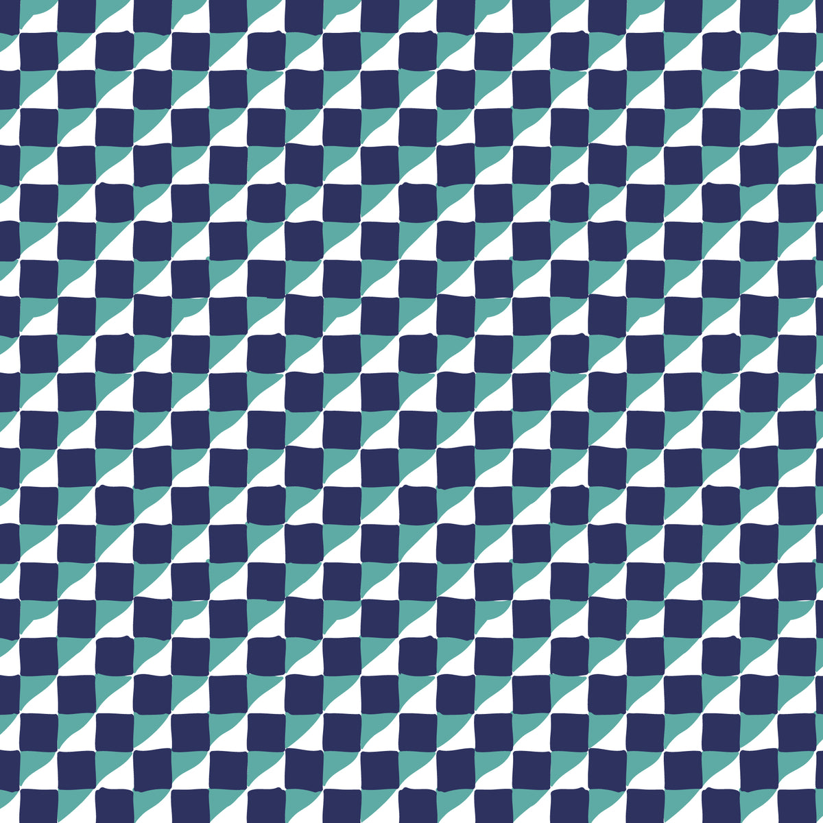 Cloud 9 Fabrics Geometric Navy-Blue Quilting Cotton Fabric