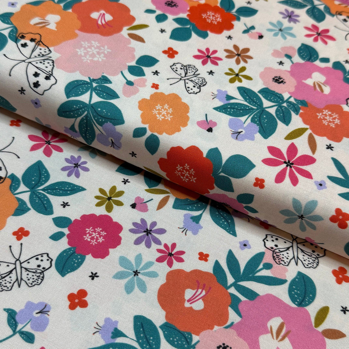 Dashwood Studios Sunny Floral Quilting Cotton Fabric