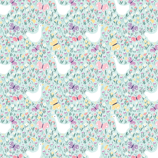 Cloud 9 fabrics Geese and Butterflies Quilting Cotton Fabrics