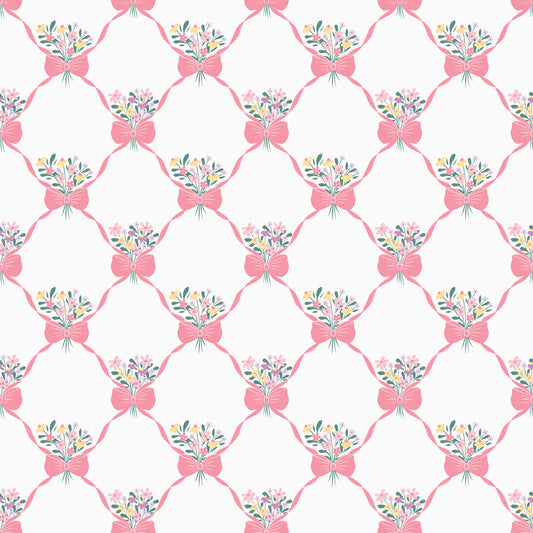 Cloud 9 Fabrics Bouquets and Bows Quilting Cotton Fabric