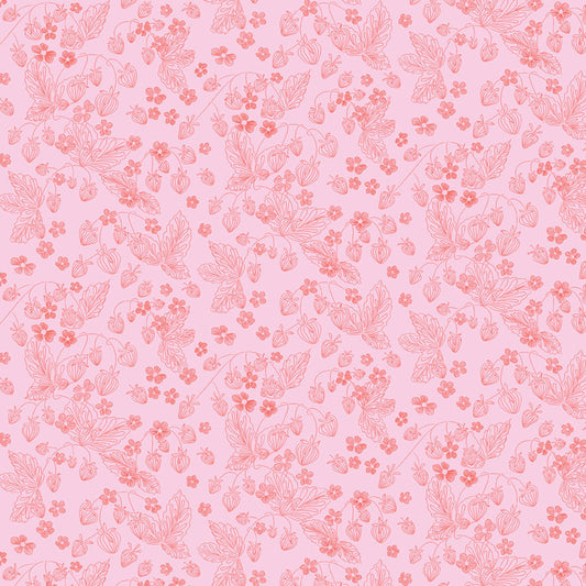 P&B Textiles Sweet Strawberry Quilting Cotton Fabric