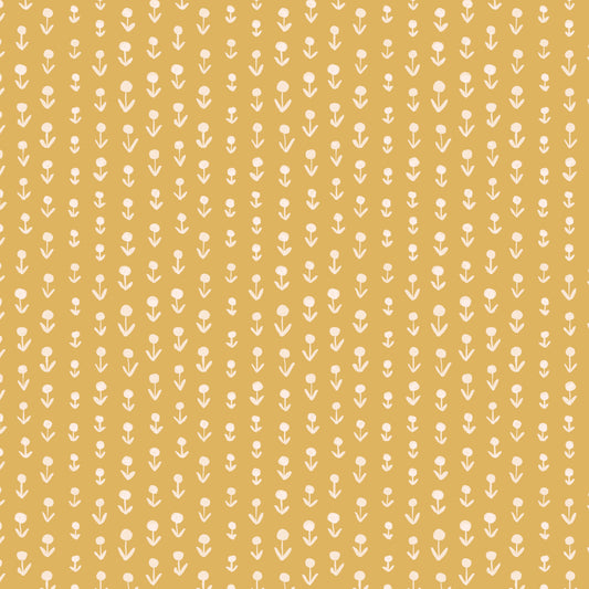 Cloud 9 Fabrics Ditzy- Camel Quilting Cotton Fabric