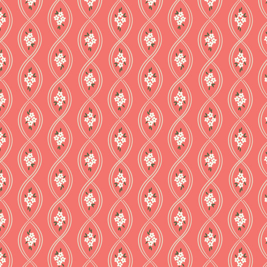 Cloud 9 Fabrics Entwined Rose Quilting Cotton Fabric